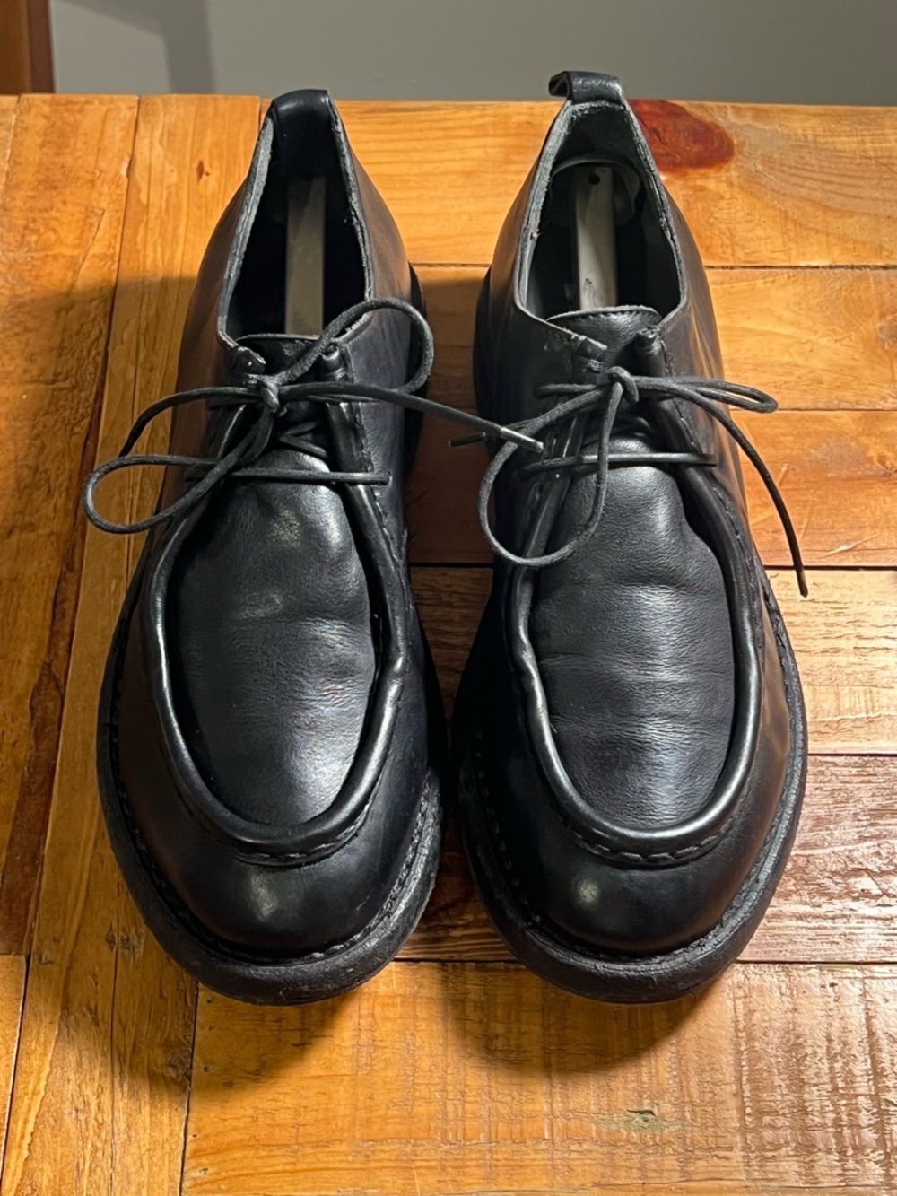 Moma Calfskin Men’s Lace-Up Casual Shoes